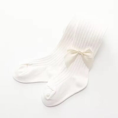Ribbon Stockings - white product view