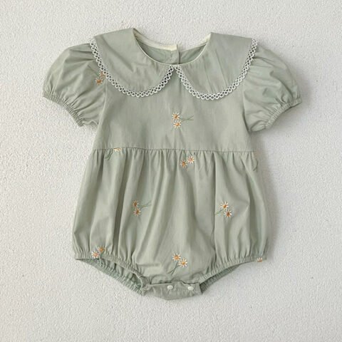 Green Romper Dress