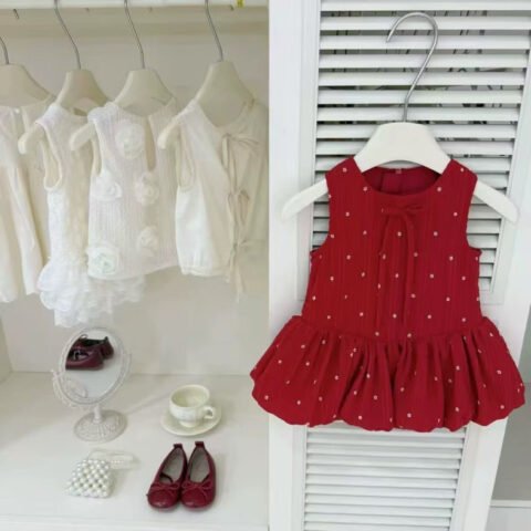 Red Polka Dots Dress