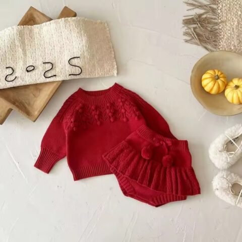 P&O Kids Red and Cream Sets